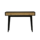 Twin Hallway Console Hall Wooden Table - Black / Natural