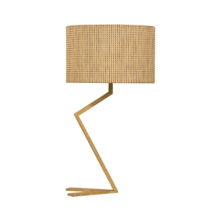 Waldo Classic Oriental Metal Stand Table Lamp Light Fabric and  Paper Veneer Shade - Wood