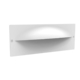 OGA Wall Light Recessed 13W Rectangular White 3000K IP65 Eyelid 380LM