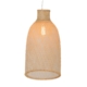 Cone Modern Oriental Wooden Hand-Woven Bamboo Pendant Lamp Light - Natural