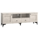 Miyake Lowline TV Stand Entertainment Unit W/ 2-Door 2-Drawer 160cm - Urban Snow