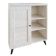 Miyake Multi-Purpose Low Cupboard Storage Cabinet W/ 1-Door - Urban Snow