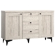 Miyake Wooden Sideboard Buffet Unit Storage Cabinet W/ 2-Door 3-Drawer - Urban Snow