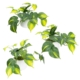 Holland Bush Artificial Faux Plant Decorative In Pot Set
