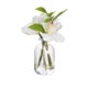 Cymbidium Orchid Artificial Faux Plant Flower Decorative 22cm In Bottle Vase