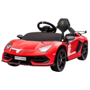 Kids Ride On Car Lamborghini SVJ Licensed Electric Dual Motor Toy Remote Control