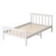 Levede Wooden Bed Frame King Single Size Mattress Base Solid Pine Wood White