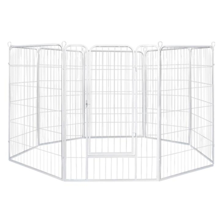 PaWz 8 Panel 40'' Pet Dog Playpen Puppy Exercise Cage Enclosure Fence Metal