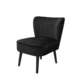 Levede Accent Chair Velvet Sofa Single Seater Lounge Shell Scallop Home Black