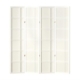 Room Divider Screen Privacy Wood Dividers Stand 4 Panel Nova White