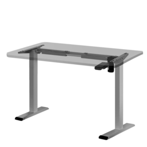 Standing Desk Sit Stand Motorised Height Adjustable Frame Only Grey