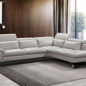 5 Seater Lounge Cream Colour Leatherette Corner Sofa Couch with Chaise