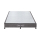 Mattress Base Ensemble King Size Solid Wooden Slat in Chaorcoal with Removable Cover