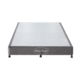 Mattress Base Ensemble Double Size Solid Wooden Slat in Chaorcoal with Removable Cover