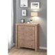 Tallboy with 4 Storage Drawers Solid Wooden Assembled in Oak Colour