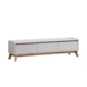 Waylon Lowline TV Stand Entertainment Unit 180cm W/ 2-Doors 1-Drawer - White/Oak