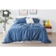 100% French Linen Quilt Cover Set - Berling Sea