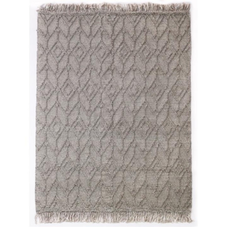 Bohemian Hand Woven Wool Blend Rug - 200cm x 290cm