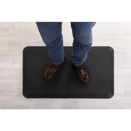 Anti-Fatigue Office Working Standing Memory Foam Support Mat Black - Ergolux