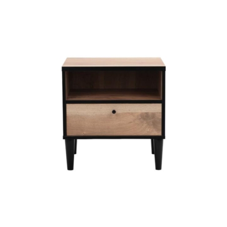 Avalon Bedside Nightstand Side Table - Oak