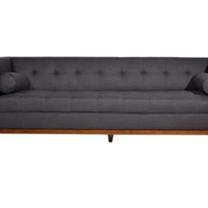 Calvin Claudia Lounge Suites 3-Seater Sofa - Dark Grey