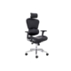 Finlay Ergonomic Executive Office Computer Work Task Chair - Black Leather