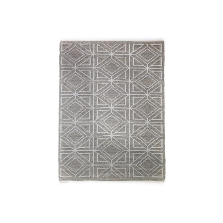 Diamond Hand Woven Wool Blend Rug - 340cm x 240cm