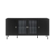 Edward Buffet Unit Sideboard Storage Cabinet Unit - Black - Black