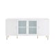 Edward Buffet Unit Sideboard Storage Cabinet Unit - White - White