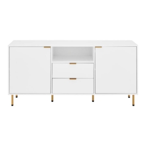 Christian Buffet Unit Sideboard Storage Cabinet - White - White