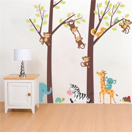 Forest Friends Nursery Wall Decal Sticker Decoration