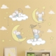 Cute Little Mouse Nursery Wall Sticker Decoration