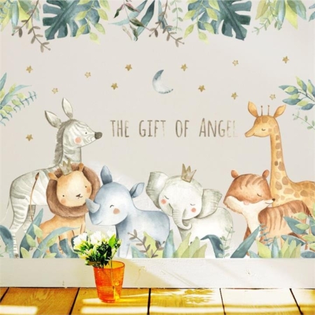 Forest Friends Nursery Wall Sticker Decoration