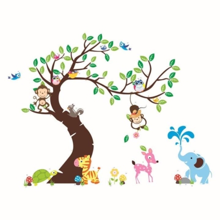 Forest Friends Wall Sticker Decoration