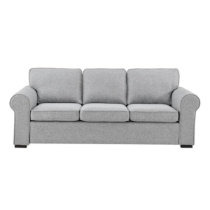 Hamptons 3-Seater Fabric Lounge Sofa - Salt & Pepper - Salt & Pepper