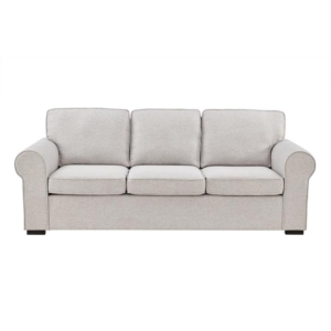 Hamptons 3-Seater Fabric Lounge Sofa - Almond - Almond