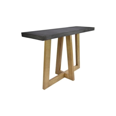 Lawson Concrete Top Hallway Console Hall Table Wooden Legs