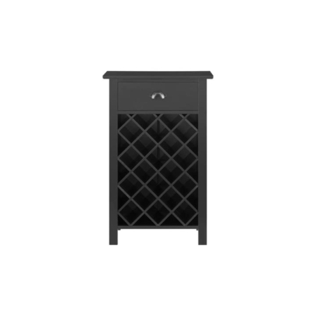 Hampton Wine Rack - Black - Black