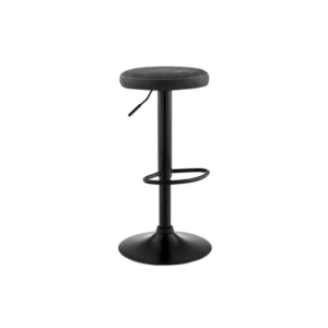 Jackson PU Leather Height Adjustable Kitchen Counter Bar Stool - Charcoal - Charcoal