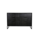 Oban Modern Chest of 6-Drawers Dresser Storage Cabinet - Black