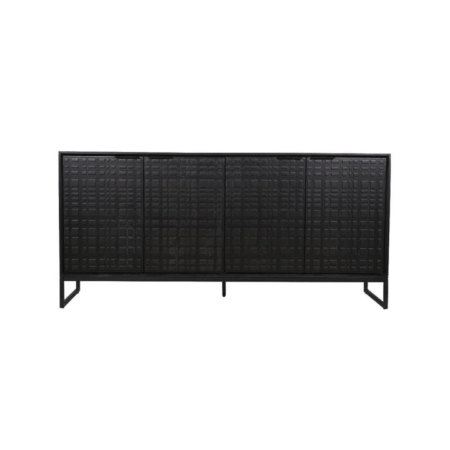 Oban Buffet Unit Sideboard Storage Cabinet - Black