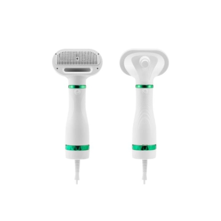 Pets Grooming 2-In-1 Hair Dryer with Slicker Brush