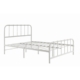 Milan Metal Bed Frame - White