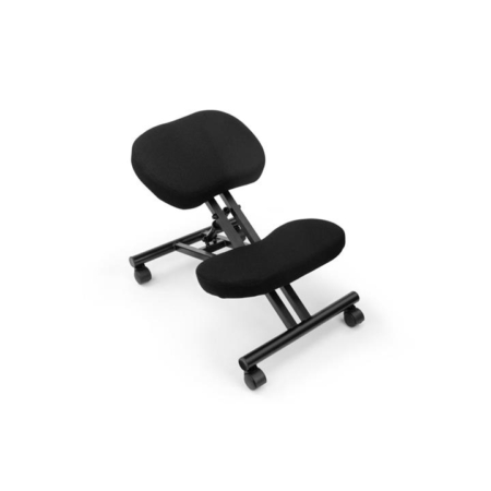 Office Computer Work Task Kneeling Chair - Black/Black - Black