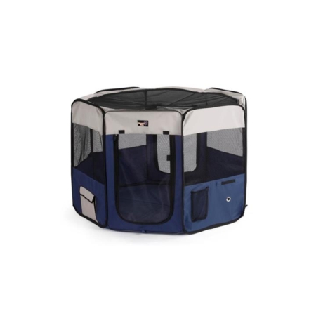 NEW Pet Playpen Portable Soft X Large Pet Carriers - Blue