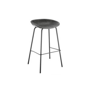 Set of 2 Emerson Premium PU Kitchen Counter Bar Stools - Charcoal - Charcoal