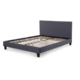 Ravello Collection Bed Frame King Size - Charcoal Grey - King Charcoal