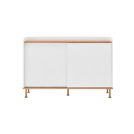 Sao Paulo Buffet Unit Sideboard Storage Cabinet - White - White