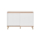 Sao Paulo Buffet Unit Sideboard Storage Cabinet - White - White