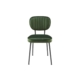 Set of 2 Clair Kitchen Dining Chairs - Forest Green - Green